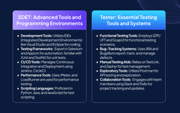 SDET and Tester advanced tools
